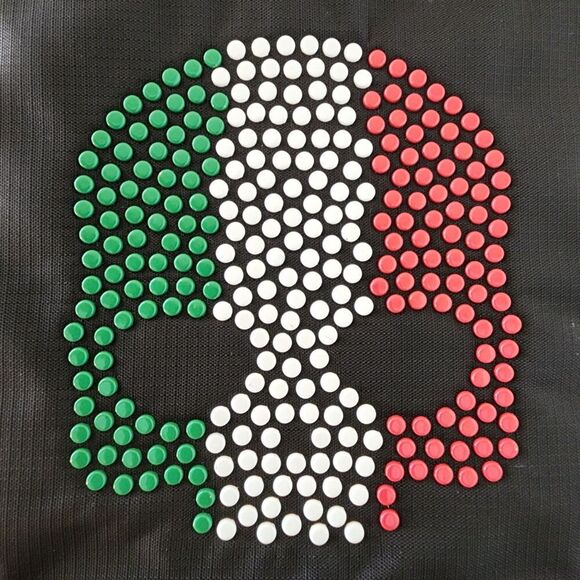 HYDROGEN Black Handbag Skull - Picture 3 of 9